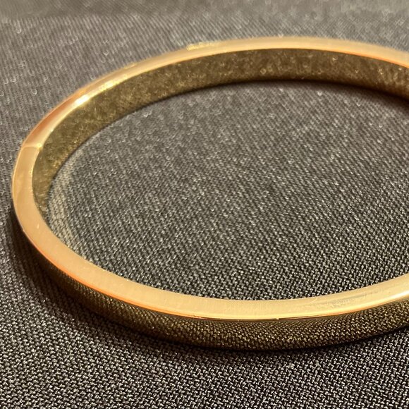 Guess Gold Tone Bangle with Rhinestones (7.5") - Picture 6 of 8